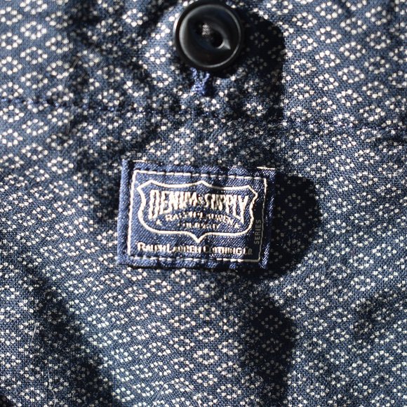 Denim & Supply Button Down Shirt Navy - Picture 4 of 5